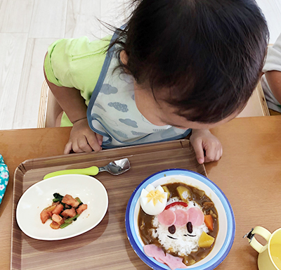 安心・安全　おいしい手作り給食＆おやつ